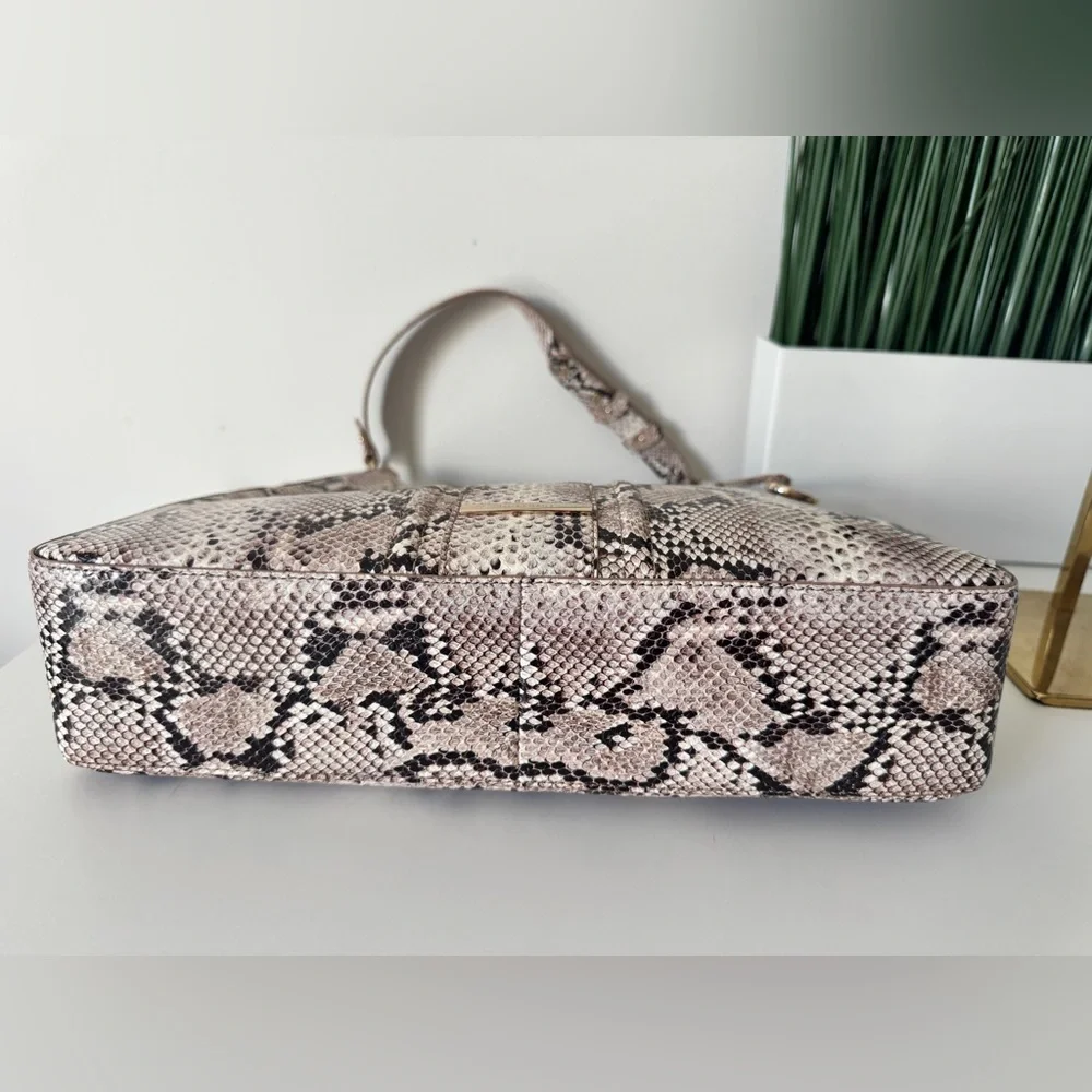 Brahmin Tabitha Beige Sandcastle Leather Shoulder NWT - Picture 7 of 15